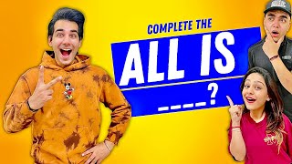 COMPLETE THE LYRICS CHALLENGE PART 2  Rishi Dev  Rimorav vlogs presents RI Vlogs [upl. by Notnelc]