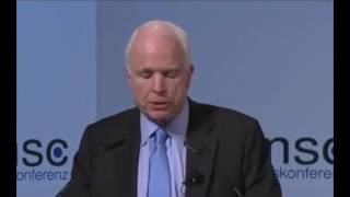 McCAIN OPENING REMARKS AT MUNICH SECURITY CONFERENCE [upl. by Nytsirk]