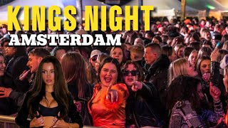 Kings Day Amsterdam 2024 Koningsnacht Night Street Party Koningsdag [upl. by Suiraj]