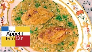 Blancs de poulet aux pignons au miel de sapin Recette [upl. by Atsocal]