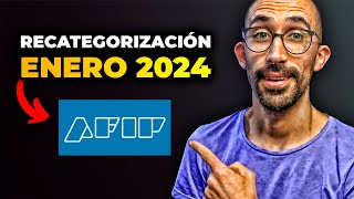 RECATEGORIZACIÓN MONOTRIBUTO paso a paso en AFIP 2024 [upl. by Eldnek798]