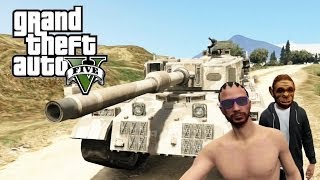 GTA Online The Crew Has Tanks GTA 5 Multiplayer Funny Moments [upl. by Niwrud531]