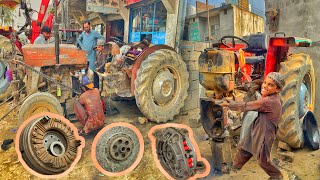 Repairing Process Of Tractor Clutch And Pressure Plate  Flywheel Ring Gear Welding And Repairing [upl. by Nonrev]