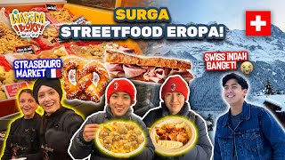 STREETFOOD MARKET TERBESAR EROPA  EXPLORE GRINDEWALD SWISS  WORLD TRIP [upl. by Bouchier]