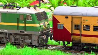 WAG9 SHUNTING ICF UTKRISHT EXPRESS TRAIN  BUMPY RAILROAD Train Simulator  Railwork  NTG GAMING [upl. by Laroy]