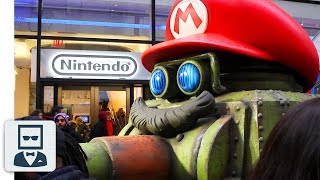 Super Mario Odyssey New York Launch  Crowd Reactions Interviews amp More [upl. by Berardo174]