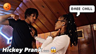 HICKEY PRANK ON BOYFRIEND  ALMOST DIED 😵 [upl. by Gerlac]