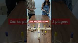 Wooden Ring Toss Game Set IndoorOutdoor Fun [upl. by Egidius86]