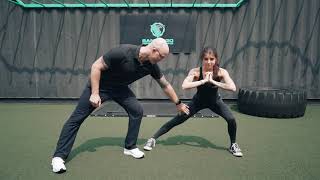 Alternating Lateral Lunge  target the lateral compartments of your legs [upl. by Anaes89]