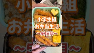 小学生組お弁当生活〜50日目〜 お弁当 エビフライ ピラフ 楽しいご飯作り 家族の幸せが僕の幸せ [upl. by Cedell64]