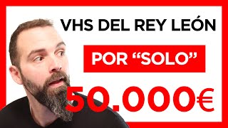 📼 VHS del REY LEÓN por 50000€  Vale realmente eso la cinta del Rey León 🦁🦁 [upl. by Renat427]