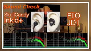 SkullCandy Inkd vs FIIO JD1 IEMs Chinese InEar Sound Comparison 中華イヤホン音比較 [upl. by Erhard129]