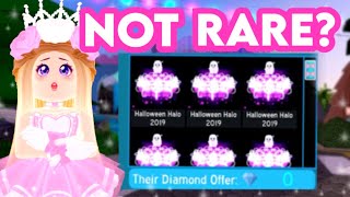 Are HALOS LESS RARE Why Are There MORE Halos in Royale High [upl. by Krista571]