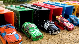 Police car rescue truck collection toy car story  Bibo toys [upl. by Elyag]