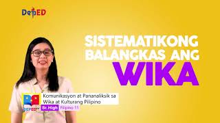 SHS Filipino Q1 Ep1 Komunikasyon at Pananaliksik sa Wika at Kulturang Pilipino [upl. by Louls]