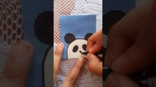 Cute panda drawing 😍shorts painting panda [upl. by Najram98]