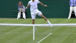 Grigor Dimitrov through the legs winner  Wimbledon 2014 [upl. by Earlene]