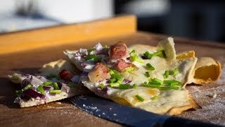 Folge4  Elsässer Flammkuchen Deutsches BBQ und GrillRezept [upl. by Shari]