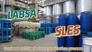 chemical sles production processSodium dodecyl ether sulfatelabsa plantproduction [upl. by Feliza]