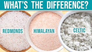 WHICH SALT IS BEST Redmonds Salt vs Himalayan Pink Salt vs Celtic Sea Salt [upl. by Jada664]