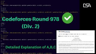 Solving A B C from Educational Codeforces Round 170  Two Screens Binomial Coefficients New Game [upl. by Aholla]