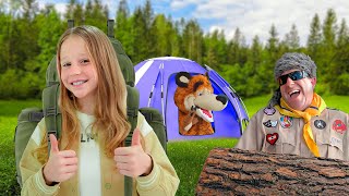 Nastya and summer camping rules for kids [upl. by Yekram716]