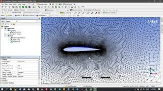 ANSYS Fluent NACA 2412 airfoil with Angle of Attack Rotation and Varying Inlet velocity [upl. by Ellerad]