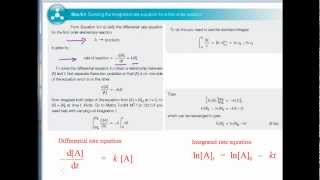 Differential and integrated rate equations [upl. by Gosney971]