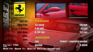 Need for Speed II Soundtrack  Ferrari F355 [upl. by Analos496]