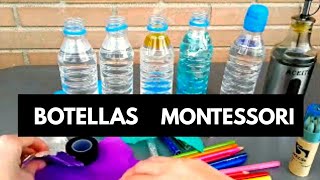 botellas sensoriales para niños montessori [upl. by Neilson]