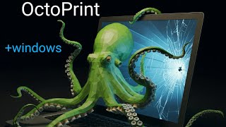 How to set up OctoPrint server on old windows laptop 3dprinting tutorial [upl. by Ecnatsnoc]