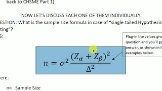 1 Sample Size Calculation [upl. by Ronalda]