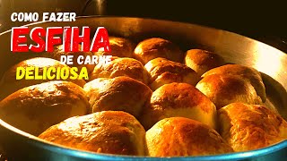 COMO FAZER ESFIHA FECHADA SUPER FÁCIL E PRÁTICO  RECEITA DE ESFIRRA DE CARNE DELICIOSA  FOR FOOD😍 [upl. by Dis533]