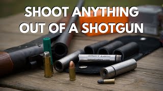 Shotgun Cartridge Adapters  Perfect in an Ammo Shortage [upl. by Kendyl]