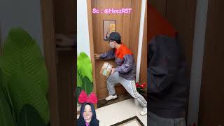 ALARM PENAHAN PINTU ANTI MALING ⁉️ HeezRST shorts funny dubbing [upl. by Atihana]