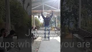 Anywhere Pullups❤ BodyweightExerciseFitnessMotivationyoutubeshortsaestheticcalisthenicsshorts [upl. by Trauner]