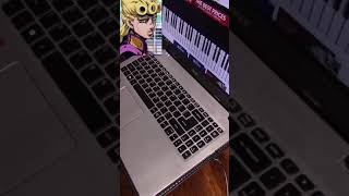 Giornos Theme but with Computer Keyboard shorts [upl. by Vetter]