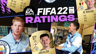 Zina is not faster than me  FIFA22 Ratings  KDB amp FODEN [upl. by Yrocaj]