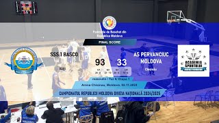 39 National Division 202425 SSS1 BC BASCO  AS ANATOLII PERVANCIUC M Tur 6 Et1 02112024 [upl. by Jordana]