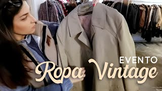 COMPRANDO ROPA VINTAGE AL KILO Evento Vinokilo [upl. by Maril]