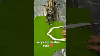 Very easy creative neck design shorts youtubeshort [upl. by Sleinad28]