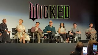 WICKED movie talk Ariana Grande Cynthia Erivo Jonathan Bailey Ethan Slater  November 10 2024 4K [upl. by Oniotna]