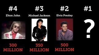 Top 50 Best Selling Music Artists Of All Time [upl. by Ethelbert]