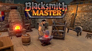 IM HOOKED ON THIS BLACKSMITH GAME  Blacksmith Master  Firstlook [upl. by Kalikow486]