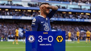 Chelsea 30 Wolves  Premier League Highlights [upl. by Gothar]