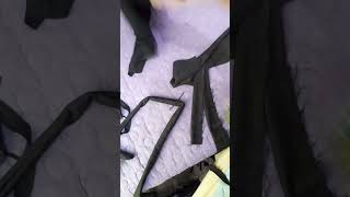 niqab cutting and stitching Hijab cutting and stitching bilkul Aasan tarike ke sath [upl. by Aleahcim]