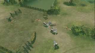 Dawn of War 2 Fights Purifiers vs Howling Banshees [upl. by Specht]