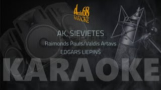 Ak sievietes R Pauls V Artavs karaoke [upl. by Adis]