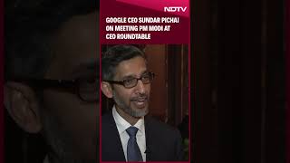 Sundar Pichai Interview  quotHe Challenged Us To Do More Forquot Sundar Pichai On Meeting PM Modi [upl. by Etteniotna]