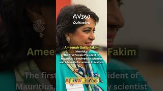 Ameenah GuribFakim Mauritius’ Trailblazing Scientist and Leader [upl. by Aggarwal]